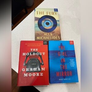 Book of the Month Set of Three Hardcover Books